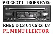 Zdjęcie do ogłoszenia: Polskie menu polski lektor Citroen C3, C4, C5, C6, C8 RNEG MyWay mapa NOWOŚĆ
