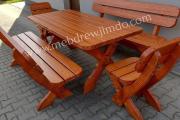 Zdjęcie do ogłoszenia: stół ogrodowy drewniany ławki komplet ogrodowy meble ogrodowe