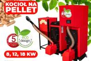 Zdjęcie do ogłoszenia: Kocioł Piec 5 KLASA na Pellet Z Podajnikiem PellPell 8 kW, 12 kW, 18 kW